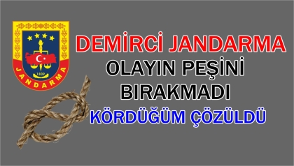 JANDARMA OLAYIN PEŞİNİ BIRAKMADI