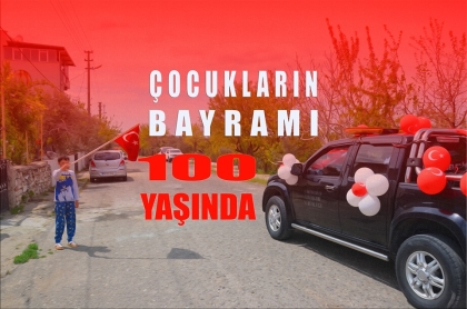 ÇOCUKLAR VE VATANDAŞLAR 23 NİSAN COŞKUSU YAŞADI