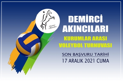 DEMİRCİ AKINCILARI VOLEYBOL TURNUVASI BAŞLIYOR