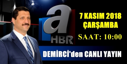 BAŞKAN SELÇUK, 7 KASIM'DA A HABER'DE