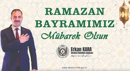 BAŞKANIMIZ ERKAN KARA, RAMAZAN BAYRAMIMIZ MÜBAREK OLSUN.