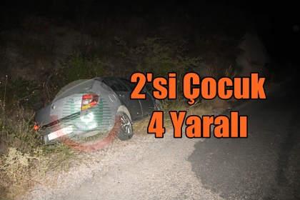 DEMİRCİ'DE TRAFİK KAZASI