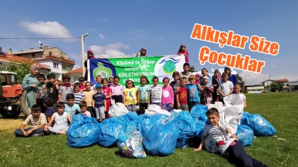 BARDAKÇI MAHALLESİNDE, ÇOCUKLAR'DAN ÖRNEK ÇALIŞMA