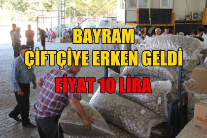 ÇİFTÇİ'YE BAYRAM ERKEN GELDİ.