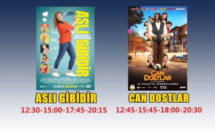 İKİ YENİ KOMEDİ, DEMİRCİ'DE VİZYONDA