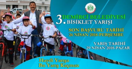2018 BİSİKLET YARIŞI BAŞVURULARI BAŞLIYOR