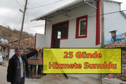 25 GÜNDE HİZMETE SUNULDU, PIRIL PIRIL YATIRIM