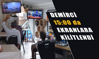 DÜNYA GÜNDEMİNE OTURAN MÜJDEYİ, DEMİRCİ SOLUKSUZ İZLEDİ