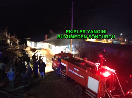 ESENYURT MAHALLESİNDE EV YANGINI