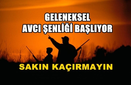 DEMİRCİ'DE GELENEKSEL AVCI ŞENLİĞİ