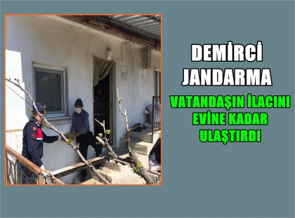  VATANDAŞ TALEP ETTİ, JANDARMA EVİNE ULAŞTIRDI