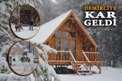 DEMİRCİ’YE BEKLENEN GÜZELLİK GELDİ.