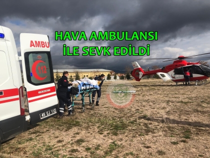 DEMİRCİ'DE FECİ KAZA