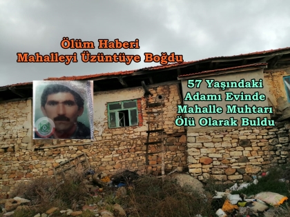 DEMİRCİ'DE ŞÜPHELİ ÖLÜM