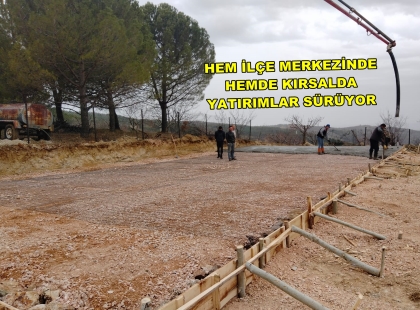 19. ÇOK AMAÇLI SALON TEMELİ ATILDI