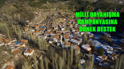  MAHALLE SAKİNLERİ, MİLLİ DAYANIŞMAYA DESTEK VERDİ