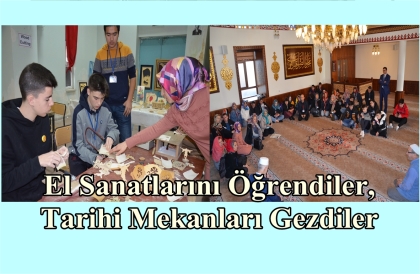 4 ÜLKE'NİN ÖĞRENCİLERİ DEMİRCİ'YE HAYRAN KALDI