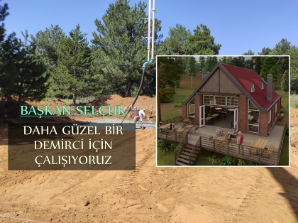 SARIÇAYIR KIR LOKANTASINDA İNŞAAT BAŞLADI