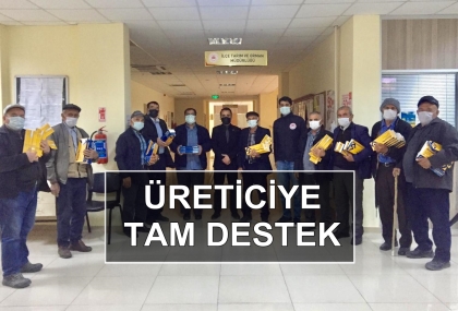 DEMİRCİ'DE ARI ÜRETİCİSİNE İLAÇ DESTEĞİ