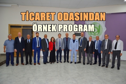 İLÇE PROTOKOLÜ VE SANAYİCİLER İFTAR'DA BULUŞTU.