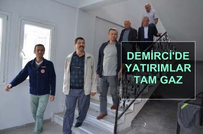 BAŞKAN SELÇUK, DEMİRCİ'NİN GELECEĞİ İÇİN ÇALIŞIYORUZ