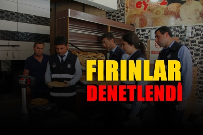 FIRINLAR DENETLENDİ