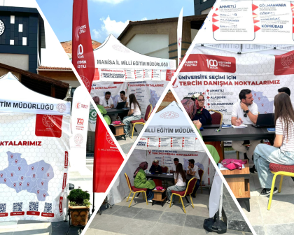 DEMİRCİ’DE YKS TERCİH DANIŞMANLIĞI NOKTASI ÖĞRENCİLERİN HİZMETİNDE