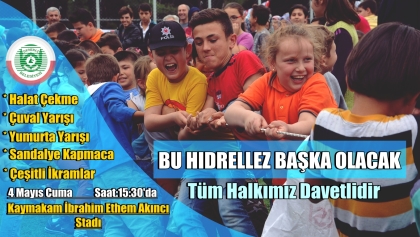 BU HIDRELLEZ KAÇMAZ, TÜM HALKIMIZI BEKLİYORUZ