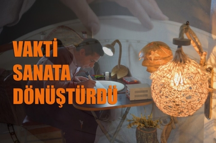 DEMİRCİLİ İMAM, SANATA İMZA ATIYOR