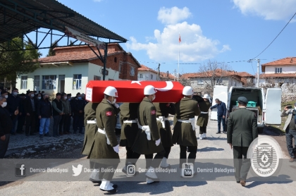 KORE GAZİSİ HALİL ÇİYDEM TOPRAĞA VERİLDİ