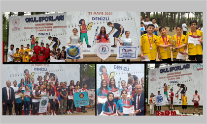 DEMİRCİLİ SPORCULAR ORYANTİRİNG TÜRKİYE ŞAMPİYONASINA DAMGA VURDU