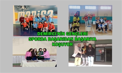 DEMİRCİLİ GENÇLER SPORDA BAŞARILARA İMZA ATIYOR