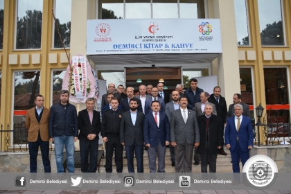 KİTAP KAHVE AÇILDI