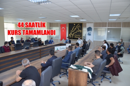 DEMİRCİ'DE 41 KİŞİ İHA1 SERTİFİKASI ALDI