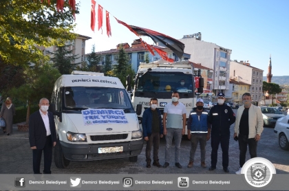 DEMİRCİ, İZMİR'E GÖNÜL DESTEĞİNİ SÜRDÜRÜYOR