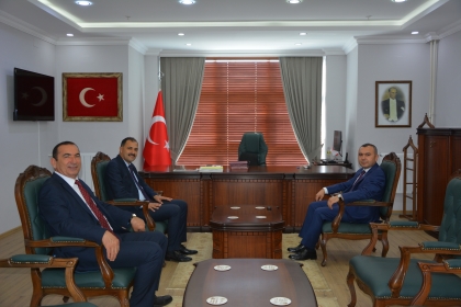 BAŞKANIMIZ ERKAN KARA’DAN, KAYMAKAMIMIZ YAVUZ ARSLAN’A ZİYARET