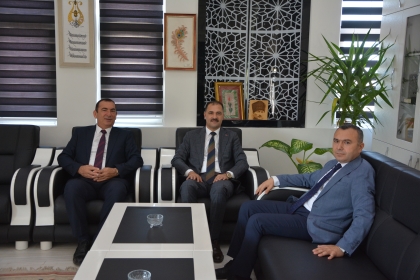 KAYMAKAMIMIZ YAVUZ ARSLAN’DAN, BAŞKANIMIZ ERKAN KARA’YA İADE-İ ZİYARET