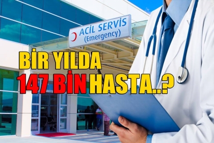 DEVLET HASTANESİNDE BİR YILDA 147 BİN HASTA ?