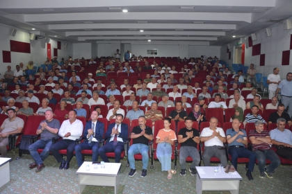  TARIMDA HİBE DESTEKLERİ BİLGİLENDİRME TOPLANTISINA YOĞUN KATILIM