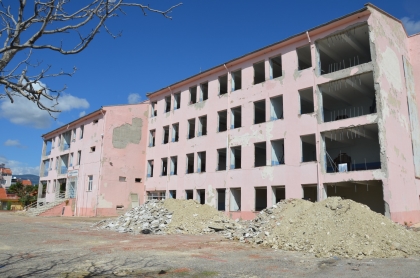 ANADOLU LİSESİ OKUL BİNASI GÜÇLENDİRİLİYOR.