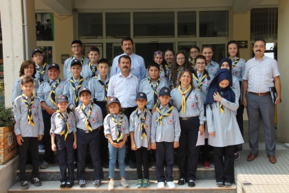 DEMİRCİLİ İZCİLER KAMPA KATILDI