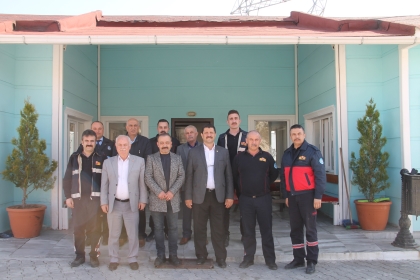 BAŞKAN SELÇUK, ZİYARETLERİNE DEVAM EDİYOR.