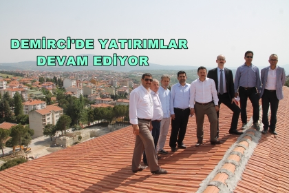 KAYMAKAM AKYOL VE BAŞKAN SELÇUK, YATIRIMLARI İNCELEDİ.