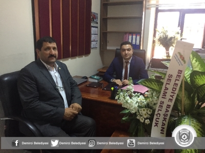 BAŞKAN SELÇUK'TAN, YENİ ATANAN HAKİM VE SAVCI'YA ZİYARET