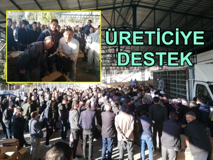 200 ÜRETİCİYE, BİN 500 TAVUK