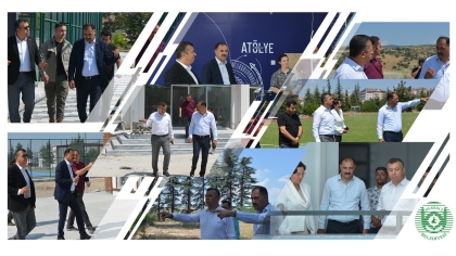 KAYMAKAMIMIZ FATİH BAYRAM VE BAŞKANIMIZ ERKAN KARA YATIRIMLARI YERİNDE İNCELEDİ.
