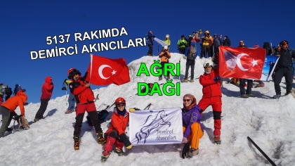 DAĞCILAR 30 AĞUSTOS'TA ZİRVEYE TIRMANDILAR