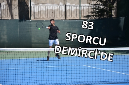 BÜYÜKLER YAZ KUPASI TENİS TURNUVASI BAŞLADI