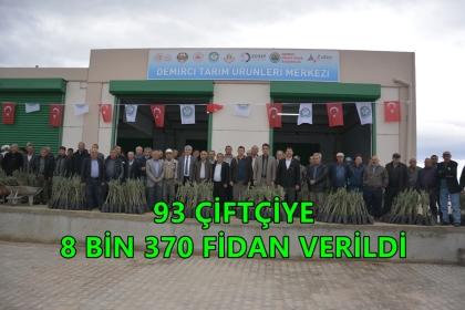 BÜYÜKŞEHİR BELEDİYESİNDEN ÇİFTÇİLERE ZEYTİN FİDANI DESTEĞİ