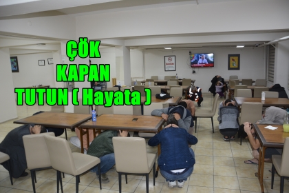 AFAD DEPREM TATBİKATI 18:57'DE GERÇEKLEŞTİ